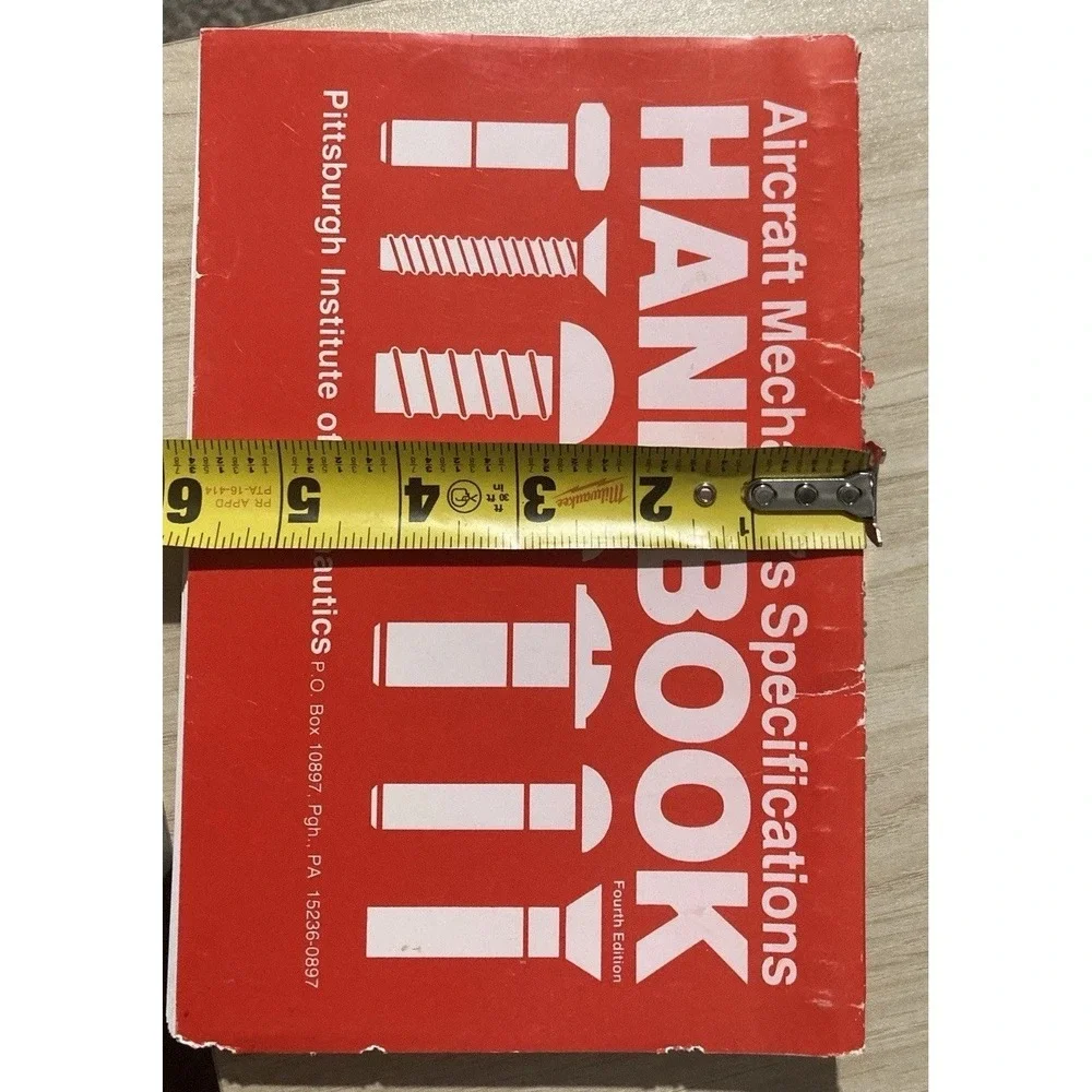Vintage 1975 Aircraft Mechanic's Specifications Handbook 4th Ed PIA Spiral A&P